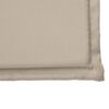 vidaXL Garden Seat Pad Set of 4 Taupe Polyester, Foam