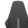vidaXL Gaming Chair Black and Grey Faux leather, metal, plywood, foam