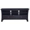 vidaXL TV Stand Light Black Coffee 39.4"x11.8"x17.7" Solid Wood Mahogany