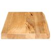 vidaXL Table Top Natural wood Solid mango wood 23.6 x 15.7 in Durable