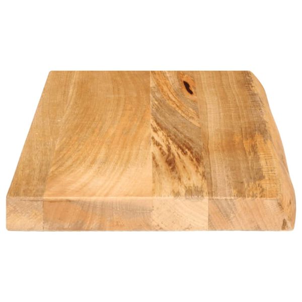 vidaXL Table Top Natural wood Solid mango wood 23.6 x 15.7 in Durable