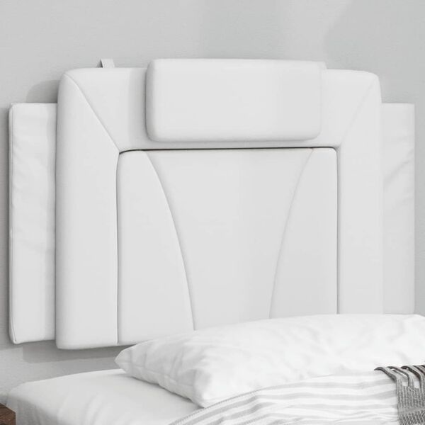 vidaXL Headboard Cushion White