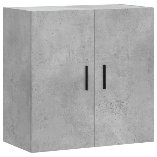 vidaXL Wall Cabinet Concrete grey Engineered wood Standard Wall Cabinet