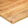 vidaXL Desk Top Natural Solid rough mango wood 35.4 x 23.6 in Durable