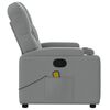vidaXL Massage Recliner Chair Light Grey