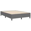 vidaXL Platform Bed Frame Light Grey 62.99 x 78.74 in Fabric