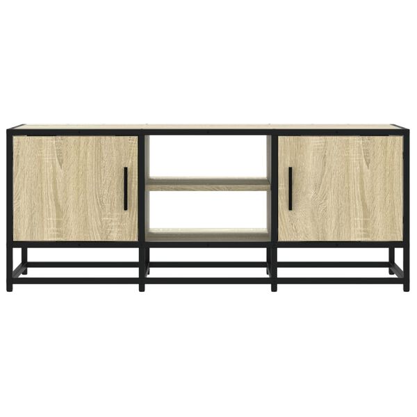 vidaXL TV Cabinet Sonoma oak Engineered wood 39.4 x 13.8 x 16.1 in