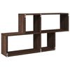 vidaXL Wall Shelf Brown Oak Engineered Wood 39.4 x 7.9 x 20.9 in