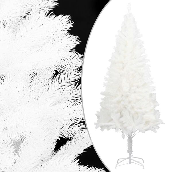 vidaXL Christmas Tree White PE (Polyethylene) 70.9 in tall, 35.4 in wide