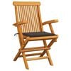 vidaXL Patio Chair Set of 3 Taupe
