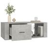 vidaXL Coffee Table Concrete grey Engineered wood Medium Coffee Table