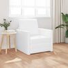 vidaXL Sofa Bed White 29.13 x 30.31 x 31.89 in Artificial Leather