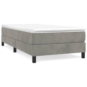 vidaXL Bed Frame Light Gray