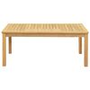 vidaXL Coffee Table Natural Wood Solid Acacia Wood Medium Durable
