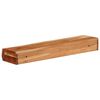 vidaXL Wall Shelves 2 pcs 23.6"x6.7"x3.1" Solid Wood Acacia