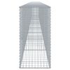 vidaXL Gabion Basket Silver Galvanized Iron Large Durable
