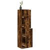 vidaXL Apothecary Cabinet Smoked Oak Engineered Wood Large