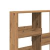 vidaXL Room Divider Artisian Oak Engineered Wood Large Bookshelf