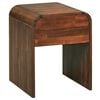 vidaXL Nightstand Brown Solid Acacia Wood 16.3x16.5x20.5 in Nightstand