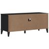 vidaXL TV Stand Black Engineered wood, Plastic Medium TV Cabinet