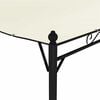 vidaXL Gazebo Set of 2 Cream White and Black Polyester Large Durable