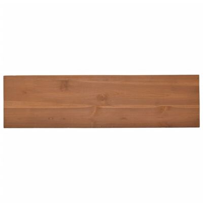 vidaXL Console Table 43.3"x11.8"x31.1" Solid Teak Wood