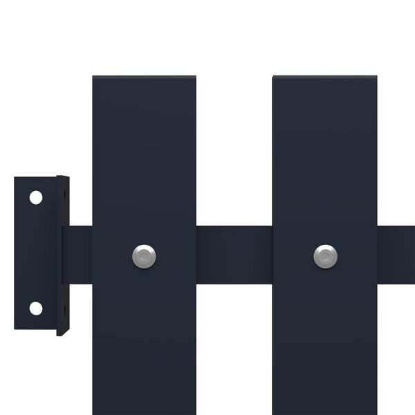 vidaXL Fence Panel Anthracite 70.1" x 29.5" Powder-coated Steel