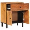 vidaXL Bedside Cabinet Natural wood color