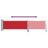 vidaXL Side Awning Red and grey