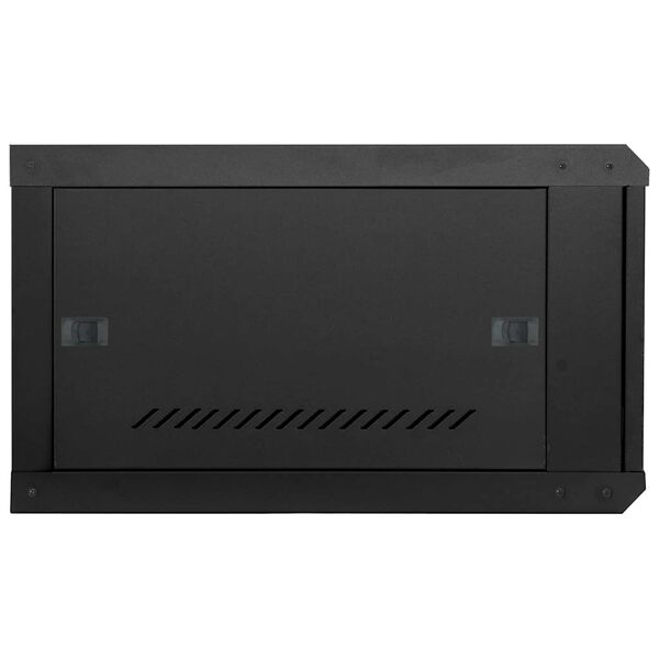 vidaXL Network Cabinet with Storage Black 53 x 60 x 30 cm Steel