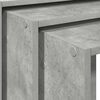 vidaXL Nesting Table Concrete grey Engineered wood Small, Medium, Large
