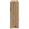 vidaXL Bookshelf Artisan Oak Engineered Wood 35.4 x 35.4 in Bookshelf
