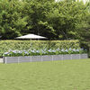 vidaXL Planter Light Grey 480 x 50 x 45 cm Galvanised Steel