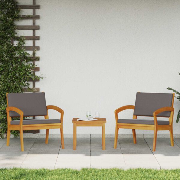 vidaXL Bistro Set Brown 45 x 45 x 38cm Solid Acacia wood