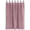 vidaXL Blackout Curtains 2 pcs Dark Pink 55.12 x 55.12 in Velvet