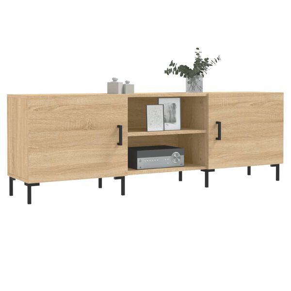 vidaXL TV Cabinet Sonoma Oak Engineered Wood Medium TV Cabinet