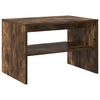 vidaXL TV Cabinet Smoked Oak Engineered Wood Compact TV Cabinet