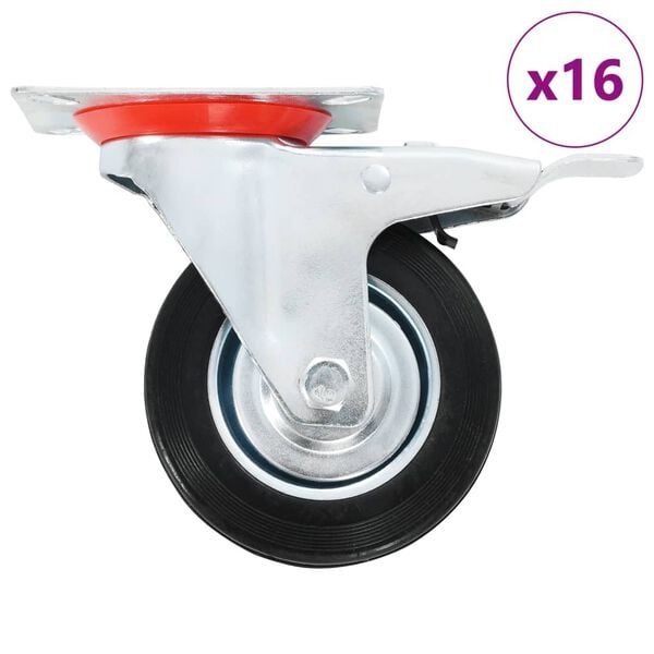 vidaXL 16 pcs Swivel Casters 3.94 " (4x143446)