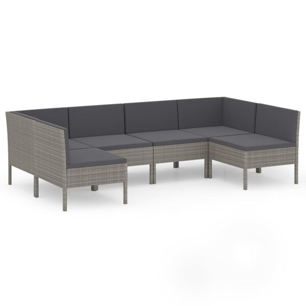 vidaXL Garden Lounge Set Grey, Anthracite