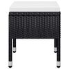 vidaXL Dining Set Black, Cream White