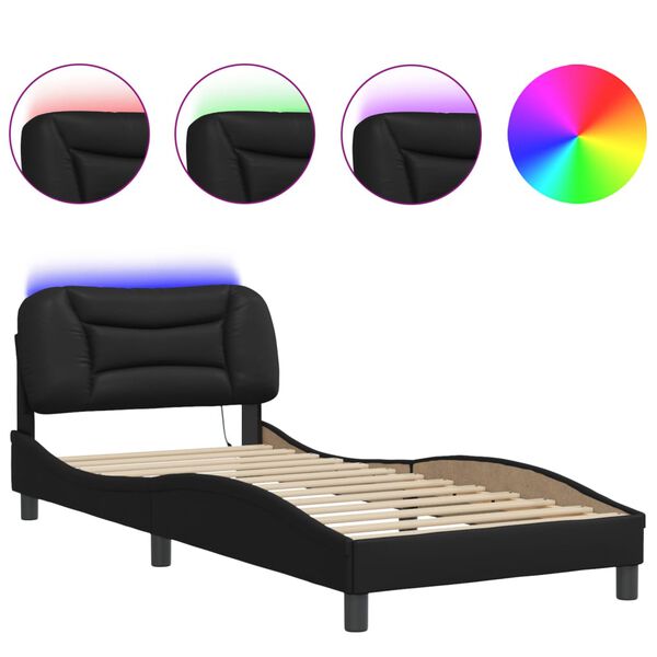 vidaXL Bed Frame Black