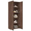 vidaXL Highboard Brown Oak 27.6"x16.7"x72.8" Engineered Wood