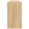 vidaXL Sideboard Sonoma oak Engineered wood, glass Medium Sideboard