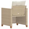 vidaXL Garden Chair Beige, Cream White