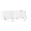 vidaXL Wall Cabinet White Engineered wood 39.4 x 14.4 x 13.8 in