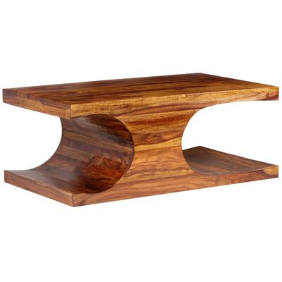 vidaXL Coffee Table Solid Sheesham Wood 35.4"x19.7"x13.8"
