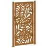 vidaXL Garden Gate 39.4x78.7" Weathering Steel Wave Design