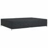 vidaXL Furniture Cover Plain Black 157.48 x 118.11 x 27.56 in 600D