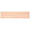 vidaXL Bathroom Countertop 86.6 x 19.7 x (0.8-2.4) " Untreated Solid Wood