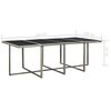 vidaXL Outdoor Dining Set Grey